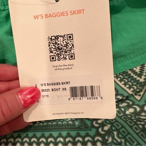 **NWT** Patagonia Baggies Skirt - Picture 10 of 10